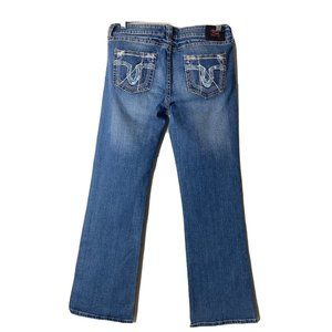 Rock Paper Sexy Womens Size 32 (Actual 34x31.5) Jeans Flare Stretch GUC